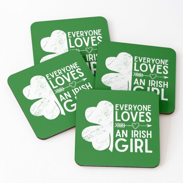 Item preview, St Patricks Day Shirts For Women Shamrock Leaf Vintage Everyone Loves An Irish Girl Humor Saying  designed and sold by alenaz.