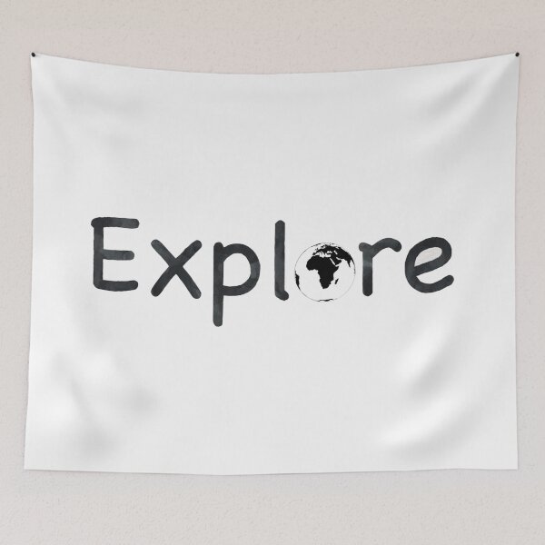 Item preview, Explore lettering designed and sold by dreamtravel.
