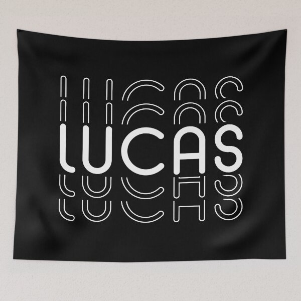 Item preview, Name Lucas in Black and White Style designed and sold by Time-is-Money.
