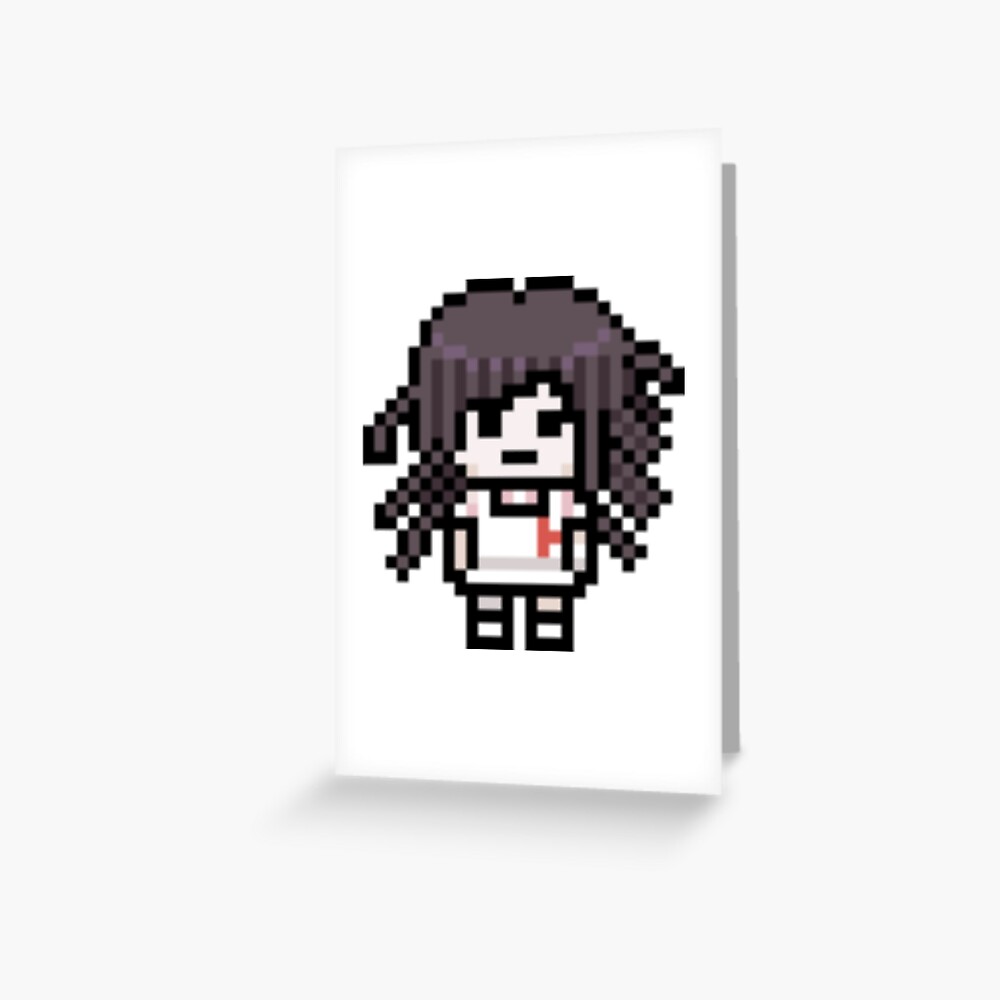 "Mikan Tsumiki Pixel Sprite" Greeting Card by ellalune | Redbubble