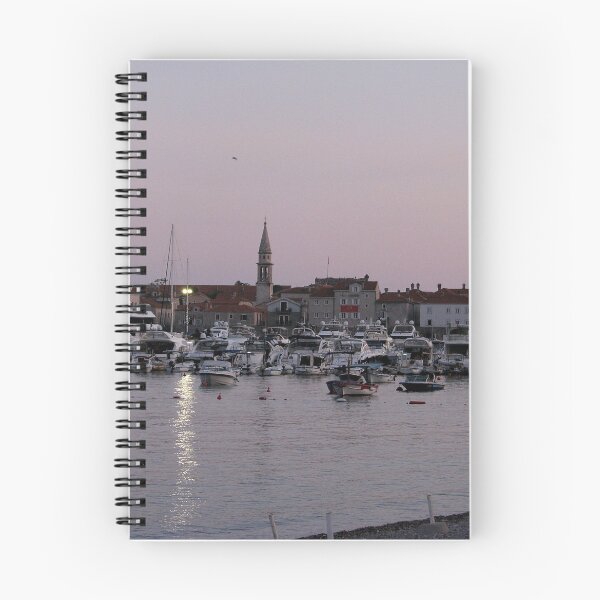 Item preview, Budva Harbour at sunset designed and sold by Elena Skvortsova.