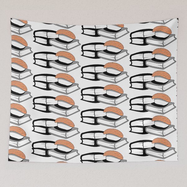 Item preview, Sushi and books lover's nigiri book sized nigiri designed and sold by forestopasta.