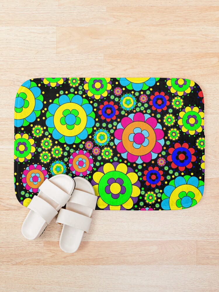 Flower Power Bath Mat