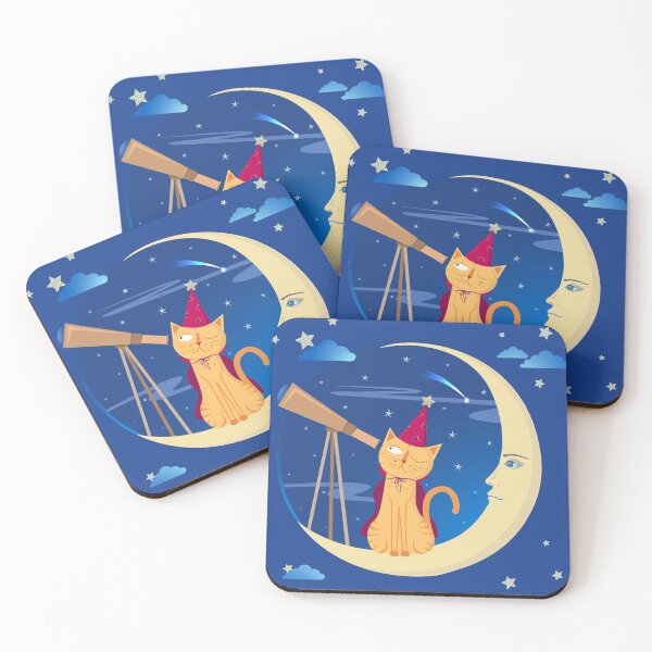 Item preview, The cat astronomer  designed and sold by Avisnanna.