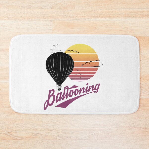 Item preview, Hot air ballooning ballooning retro vintage style designed and sold by LuminOrb.