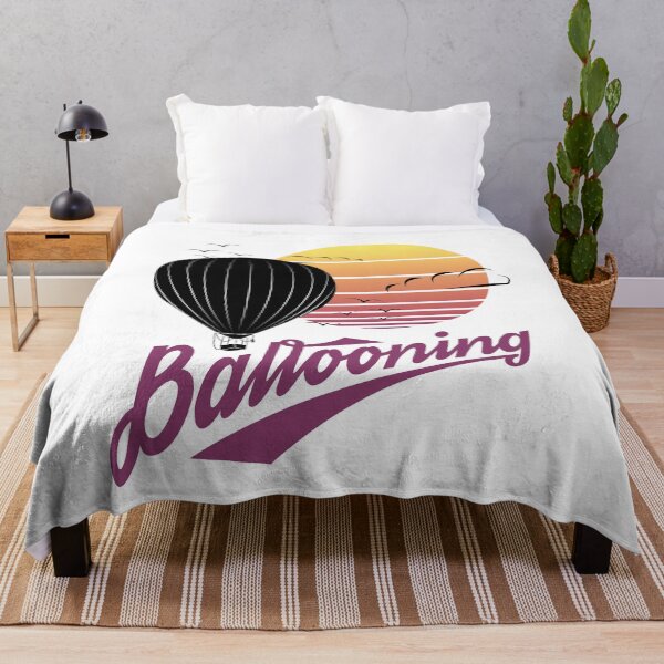 Item preview, Hot air ballooning ballooning retro vintage style designed and sold by LuminOrb.