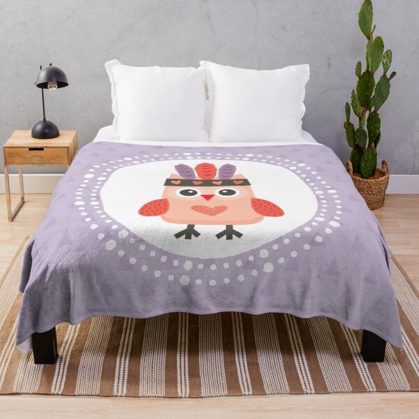 Item preview, Hipster Owlet on Purple designed and sold by Daisy Beatrice.