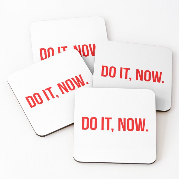 Item preview, Do it Now Red , Motivational stickers, Quotes stickers designed and sold by MrElgo.