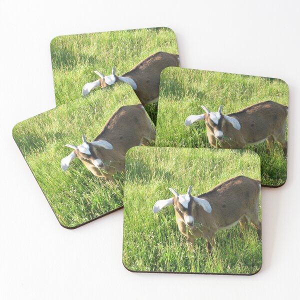 Item preview, Happy Goat in the Meadow  designed and sold by SillaHoekstra.