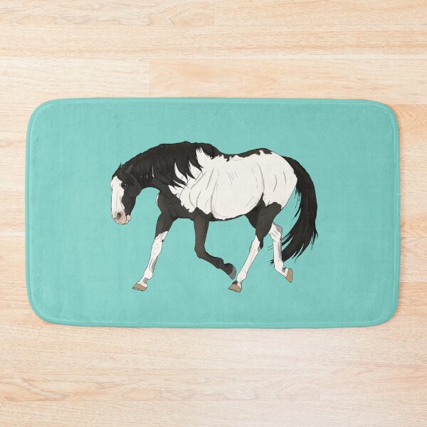 Item preview, Upset Mustang 2: Black Overo "Offset Skull" designed and sold by LuxeHurricane.