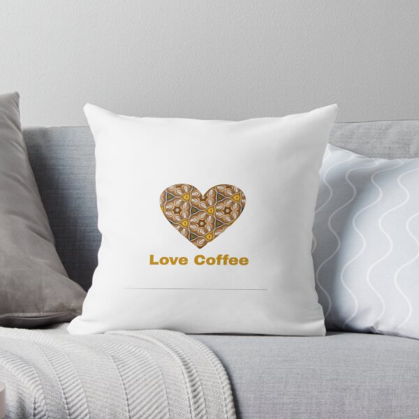 Love Coffee Throw Pillow
