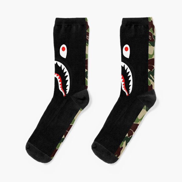 bape socks shark