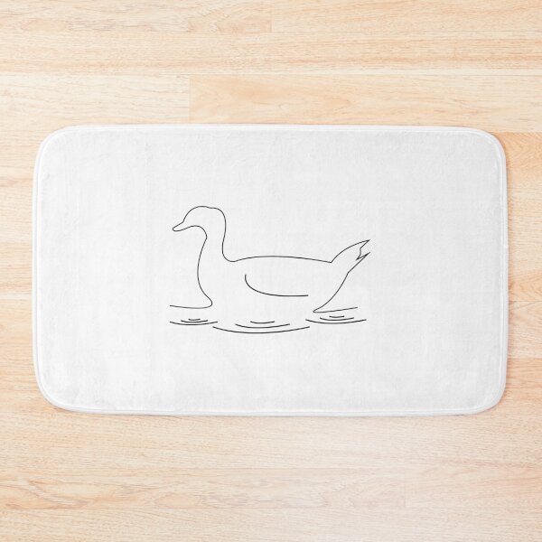 Item preview, Simple cute duck minimalist nature line art designed and sold by Minimalist Quotes and Sayings.