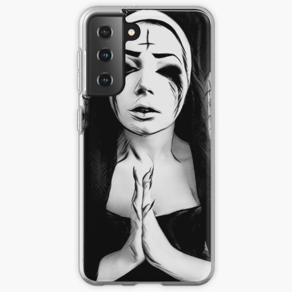 Satanic Nun Praying Samsung Galaxy Soft Case