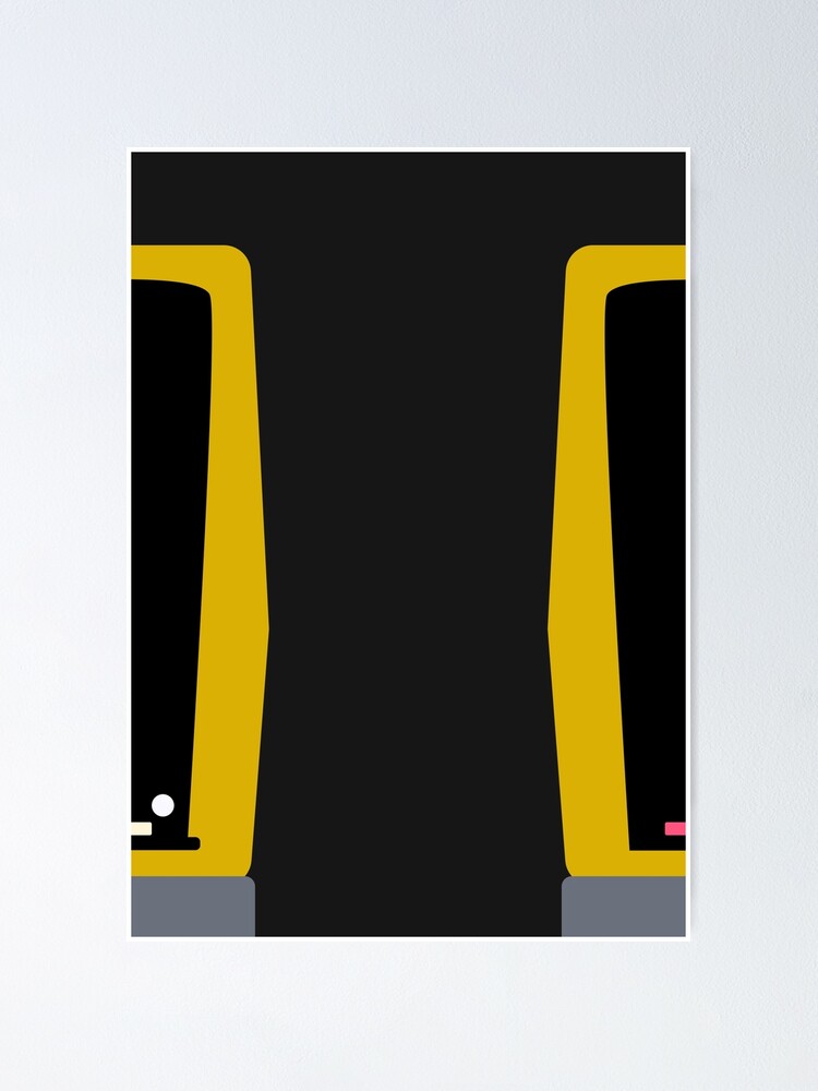 Alternate view of Two Trains Pass in the U-Bahn Poster