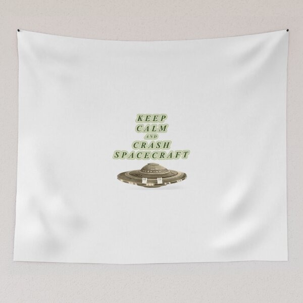 Item preview, Keep calm and crash spacecraft designed and sold by Mekoooo.