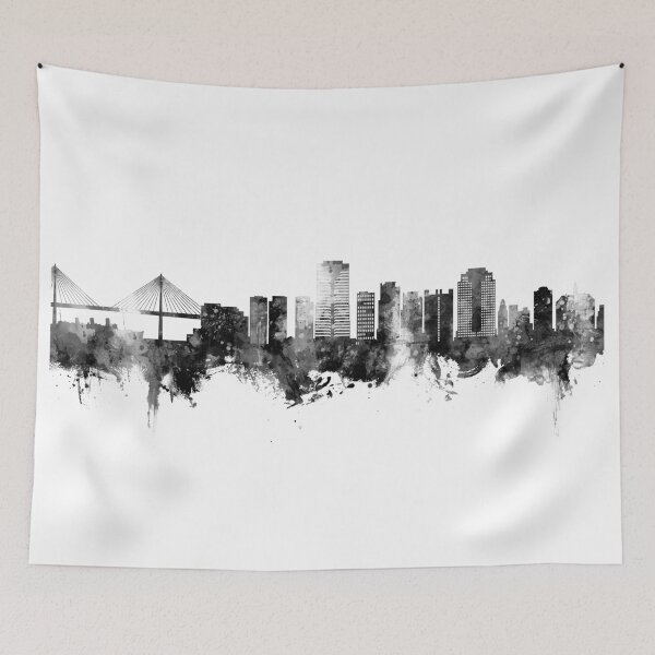 Item preview, Long Beach California Skyline designed and sold by ArtPrints.