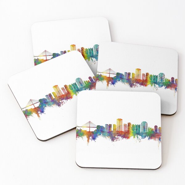 Item preview, Long Beach California Skyline designed and sold by ArtPrints.