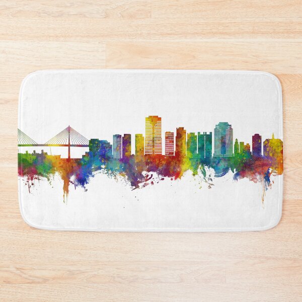 Item preview, Long Beach California Skyline designed and sold by ArtPrints.