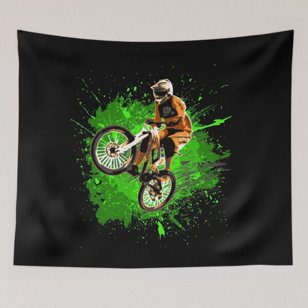 Item preview, MTB downhill mountain bike green designed and sold by Denis Rösler.