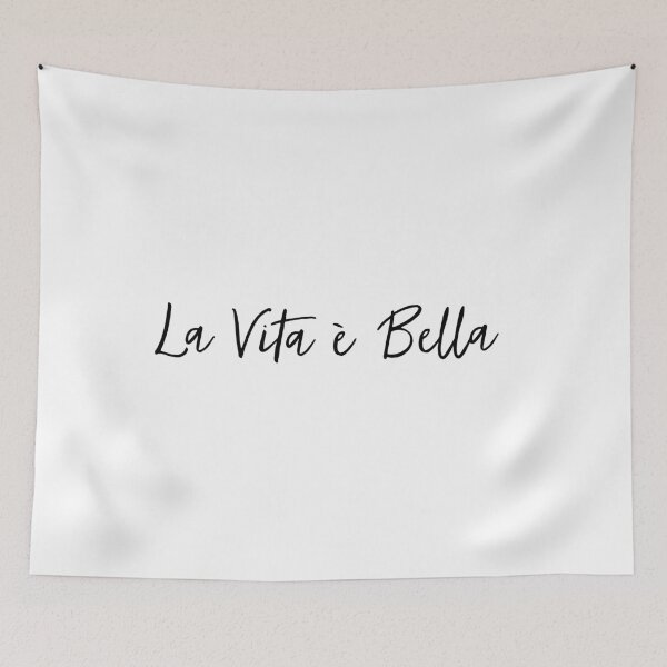 Item preview, La vita è bella & Life Is Beautiful - Best Gift Quote designed and sold by MagicBoutique.