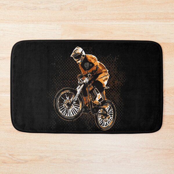 Item preview, Single trail mountain biker MTB bike orange designed and sold by Denis Rösler.