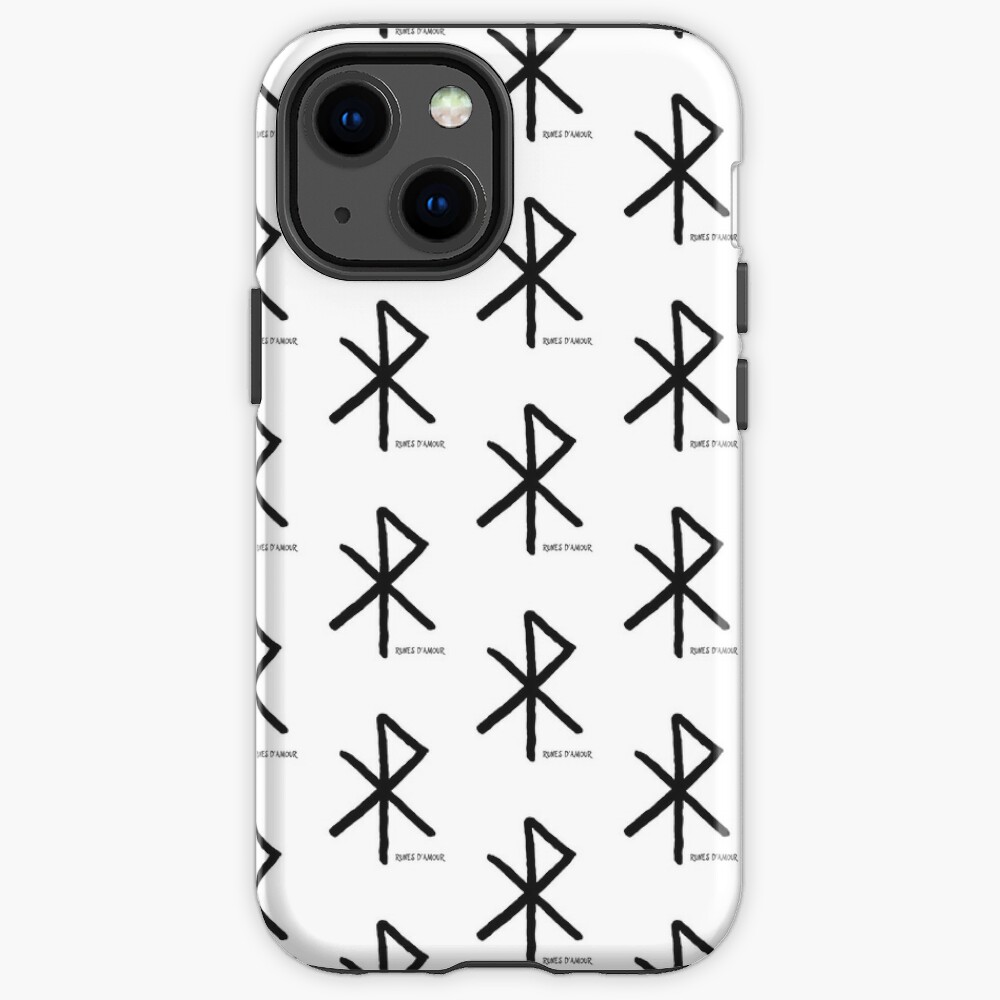 LOUIS VUITTON PATTERN BLACK AND WHITE iPhone 13 Mini Case Cover