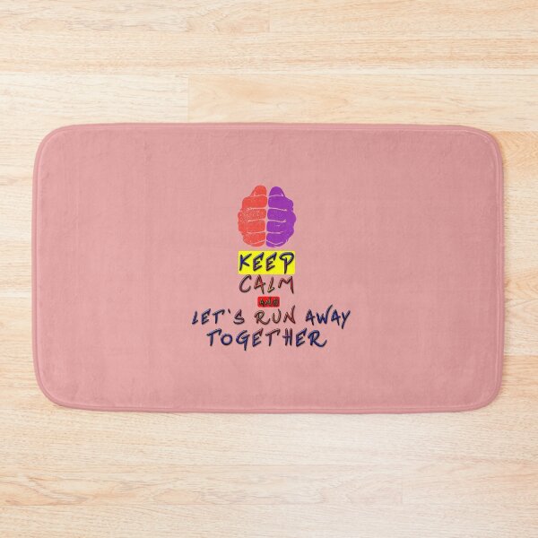 Item preview, Keep calm and let`s run away together designed and sold by Mekoooo.
