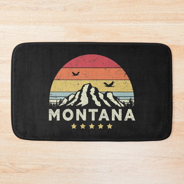 Item preview, Montana Print. Retro Style MT, USA Graphic designed and sold by PackAPunch.