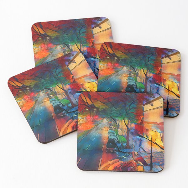 Item preview, Bright Lane Abstract designed and sold by Paris Roussos.