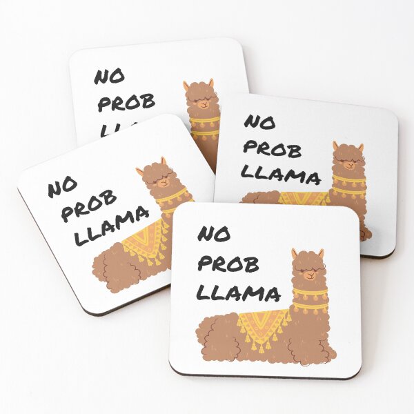 Item preview, NO PROB LLAMA designed and sold by The Little Wood Cottage.