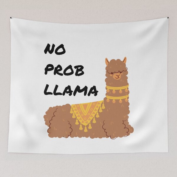 Item preview, NO PROB LLAMA designed and sold by The Little Wood Cottage.