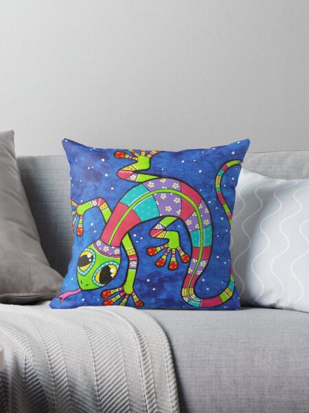 Vista previa del artículo con la obra «Lagartija alebrije», diseñado y vendido por Alekarina.