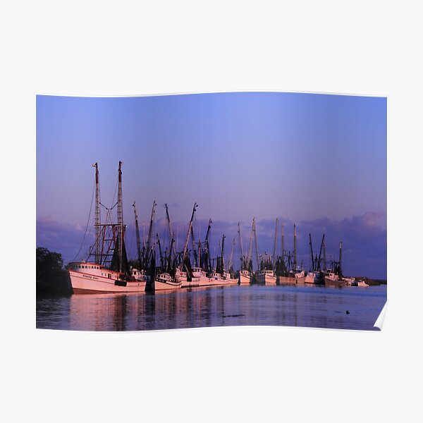 Dockside on the Darien Poster