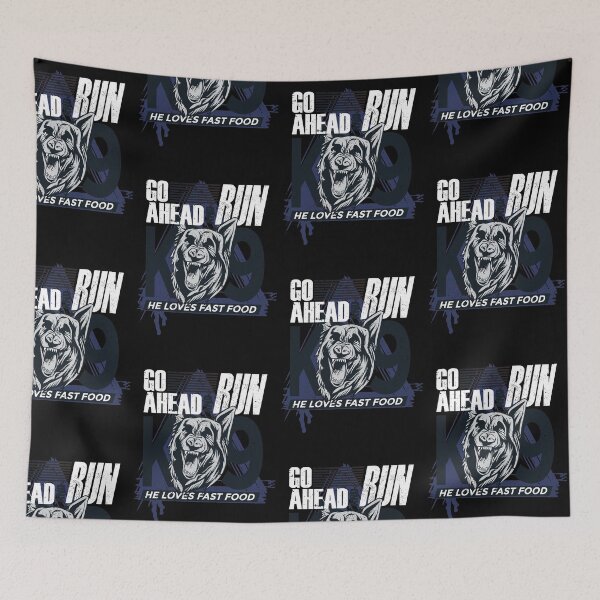 Item preview, police dog quote  designed and sold by pirminio.