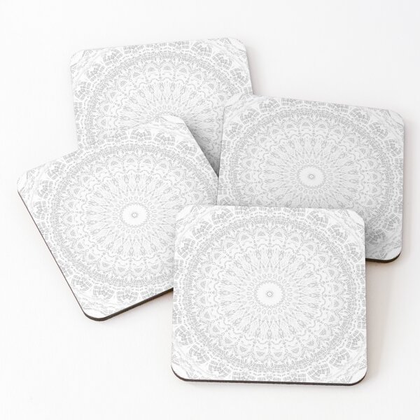 Item preview, Grey Threads Mandala designed and sold by Kelly Dietrich Mandala & Fractal Art.