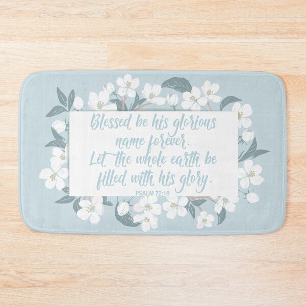 Item preview, Blessed Be His Name Beautiful Christian Psalm designed and sold by Epic Love Designs.