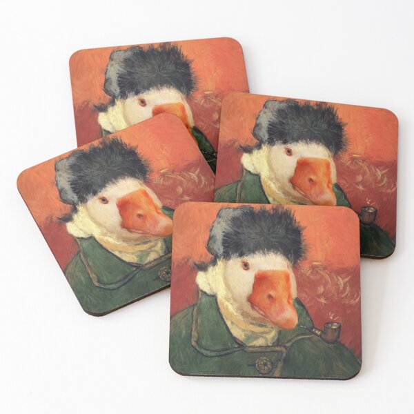 Item preview, Van Goose - That Knife was too Sharp. Self Portrait of a Gander with Banded Ear - Gift for Gamer, Vincent Van Gogh, Honk  designed and sold by Any Color Designs.