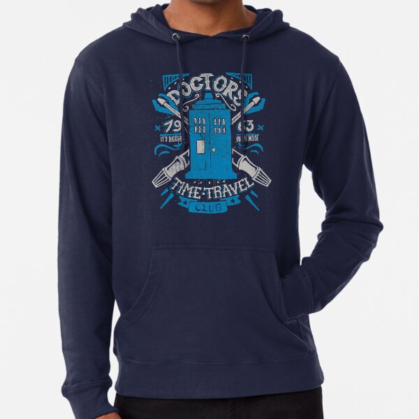 Doctors time travel club Lightweight Hoodie