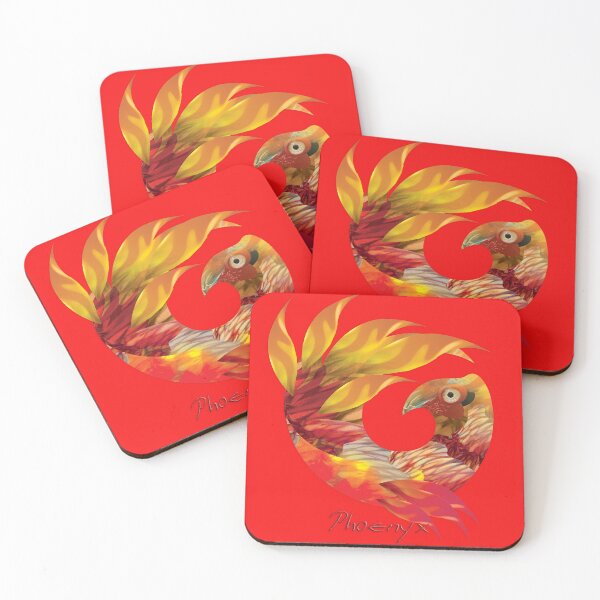 Item preview, Red Phoenyx Fantastic Bird (Design by Alice CCI) designed and sold by VanyssaGraphics.