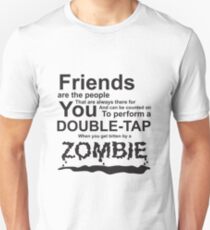 Friends and Zombies Unisex T-Shirt