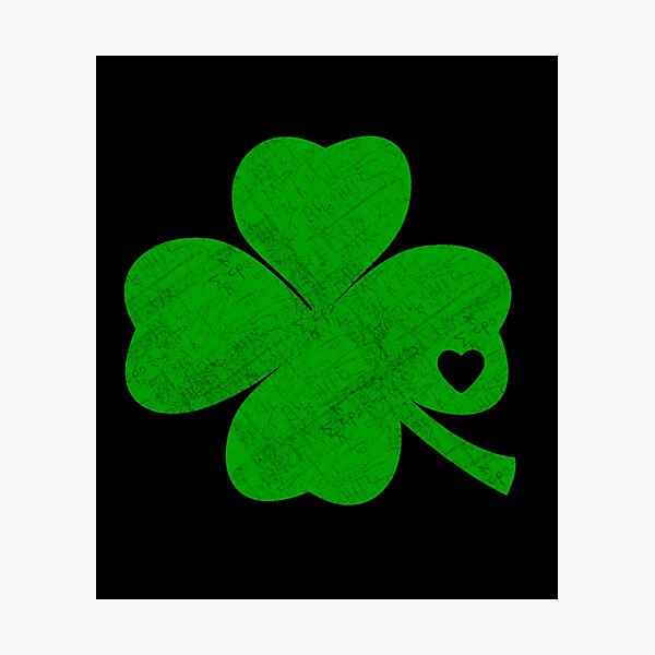 Impression Photo Fete De La Saint Patrick Trefle Trefle Irlandais Par Ufit Redbubble