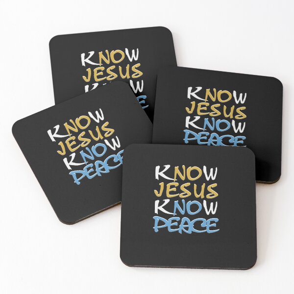 Item preview, inspirational gift-know jesus know peace designed and sold by faska.