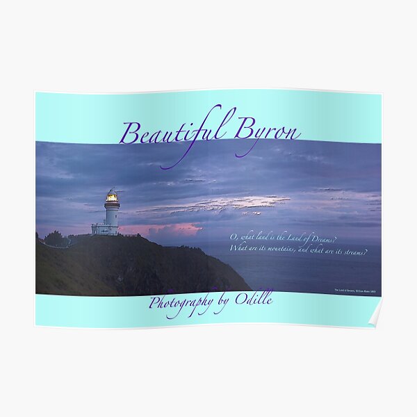 Cape Byron calendar cover art Poster