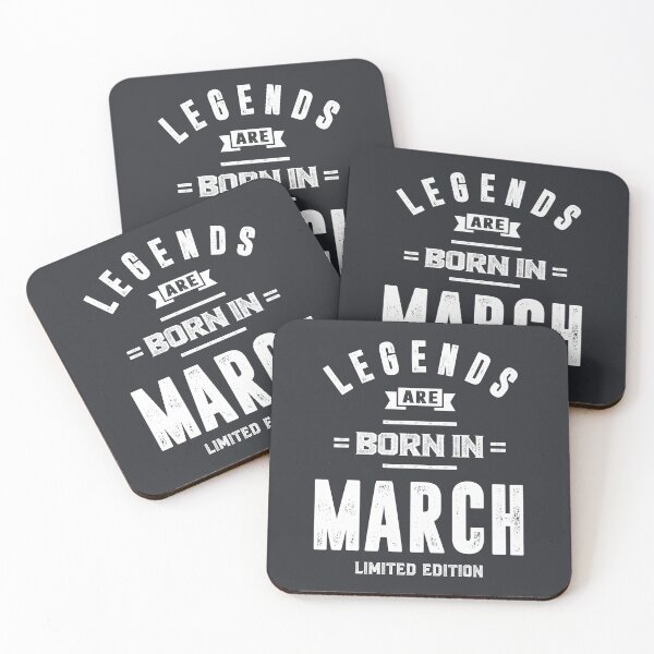 Item preview, March Birthday Gift Legends Are Born In March designed and sold by cidolopez.