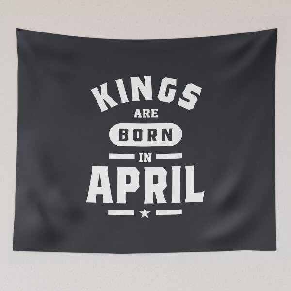 Item preview, Mens Kings Are Born In April Birthday Gifts designed and sold by cidolopez.