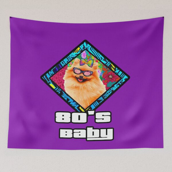 Item preview, 80s baby cute dog designed and sold by artbyomega.