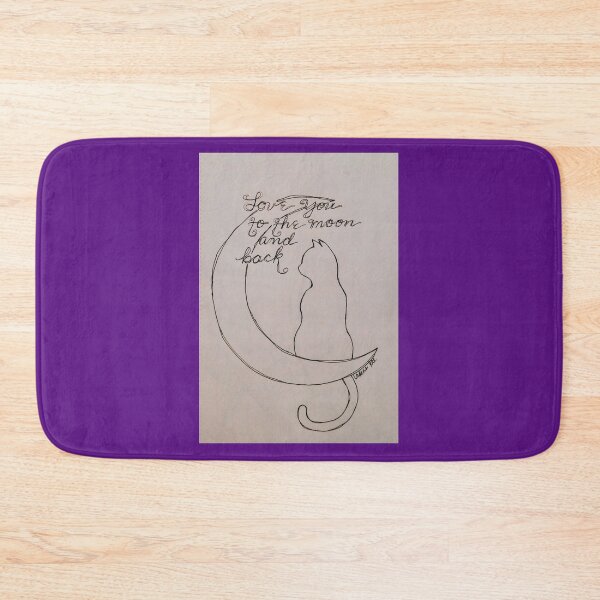 Item preview, Love You to The Moon and Back Cat designed and sold by LadenaRae.