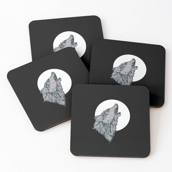 Item preview, wolf howling  designed and sold by pirminio.