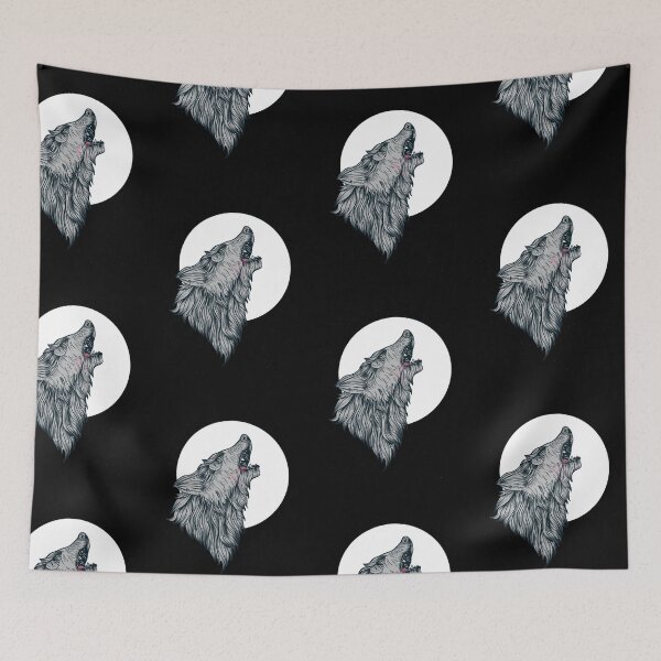 Item preview, wolf howling  designed and sold by pirminio.